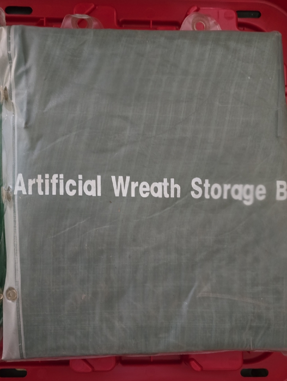 NWT Set Of 2 Extra Large Storage Bags for Artificial Wreaths - Black - Picture 3 of 4
